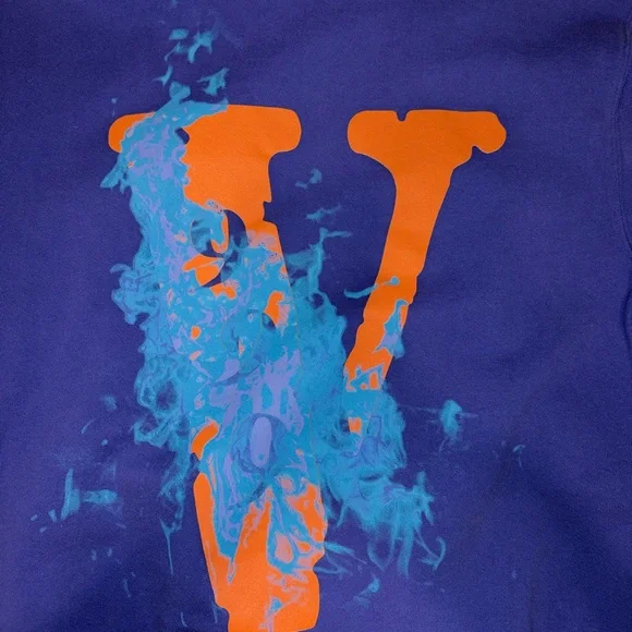VLONE x Juice Wrld Blue Hoodie. Like new